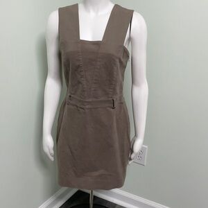 Kate Spade Saturday brown belted jumper mini dress size 6
